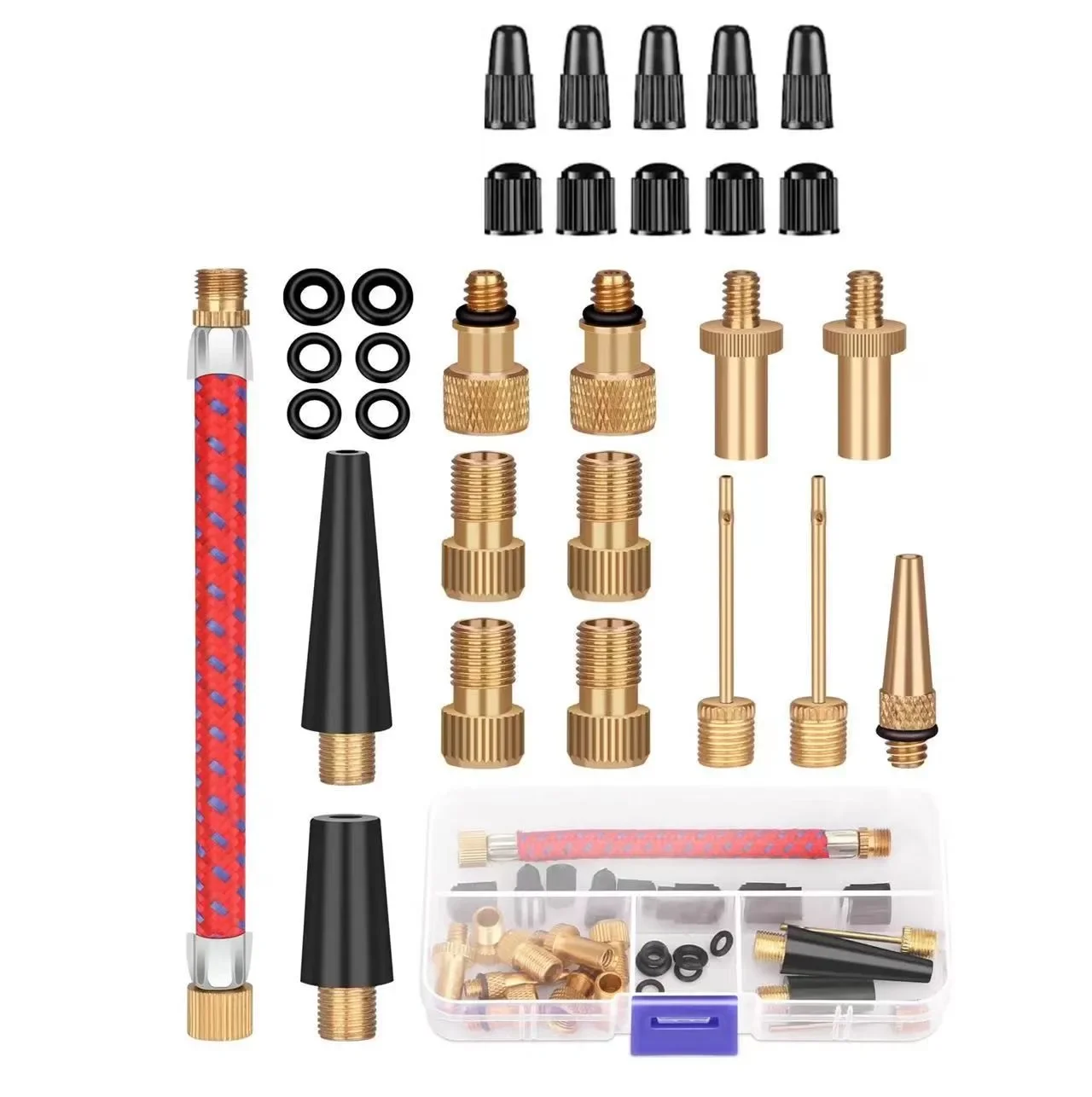 Basketball Pump Needle - 21/30 шт., комплект игольчатых адаптеров для